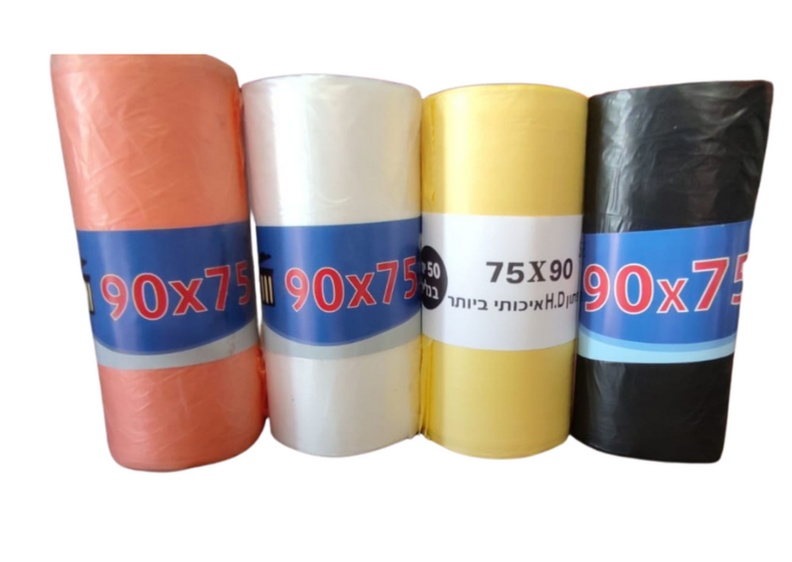 שקיות אשפה 4 סוגים