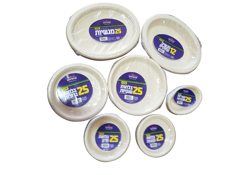 צלחות אלגנט- קשיחות 