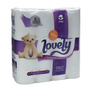 32 גלילים לבן LOVELY