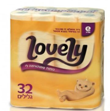 32 גלילים צבעוני LOVELY
